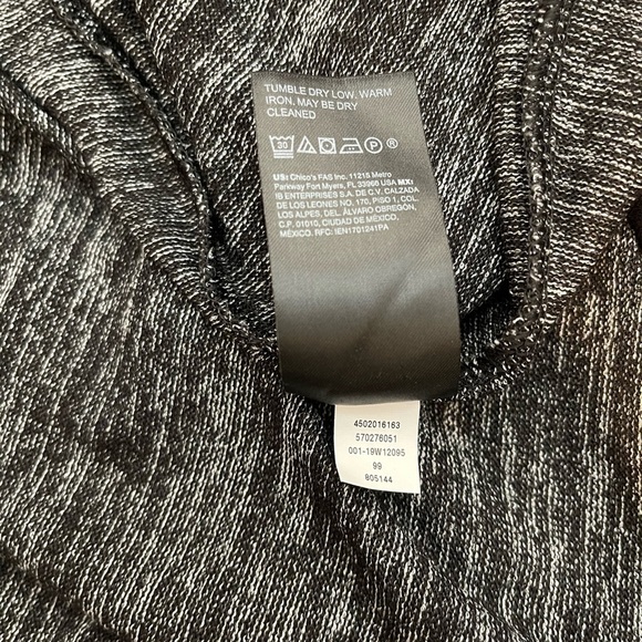 White House Black Market Asymmetrical Heather Long Sleeve Blouse Sheer H… - Picture 10 of 10